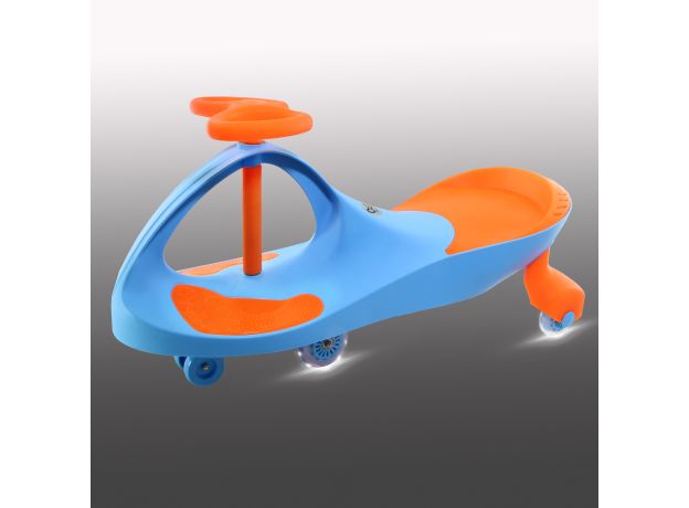 سه‌چرخه لوپ کار با چرخ‌های چراغ‌ دار مدل آبی نارنجی, image 2
