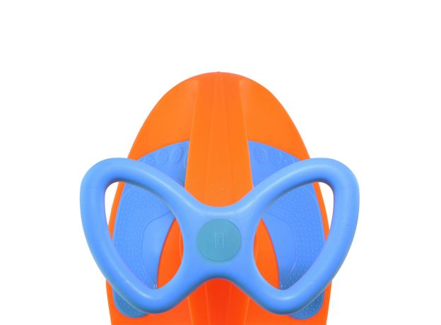 سه‌چرخه لوپ کار با چرخ‌های چراغ‌ دار مدل نارنجی آبی, image 6