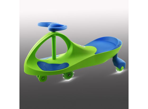 سه‌چرخه لوپ کار با چرخ‌های چراغ‌ دار مدل  سبز آبی, image 2
