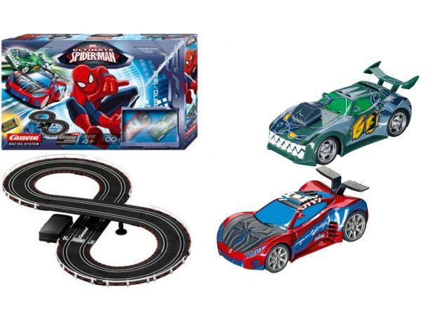 پیست ماشین مسابقه‌ای اسپایدرمن 2.4 متری Carrera Ultimate Spider Man, image 3