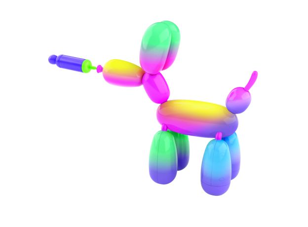 اسکوییکی سگ بادکنکی رباتیک مدل رنگین کمانی, image 7