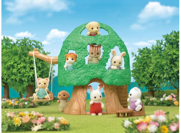 خانه درختی به همراه عروسک سنجاب Sylvanian Families, image 2