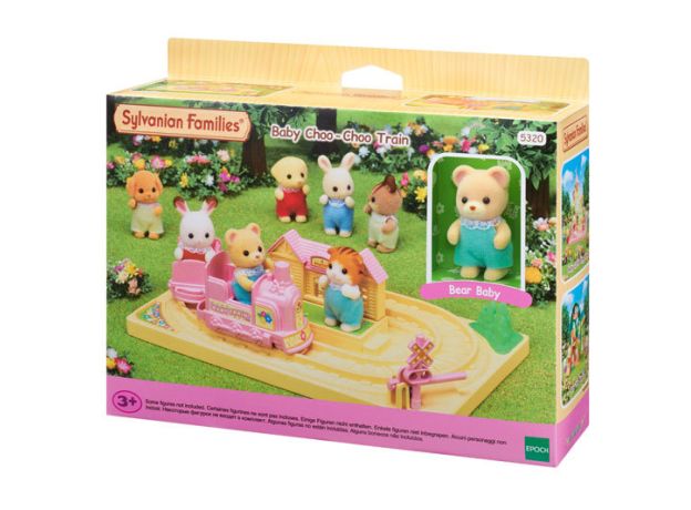 قطار بازی به همراه عروسک خرس Sylvanian Families, image 7