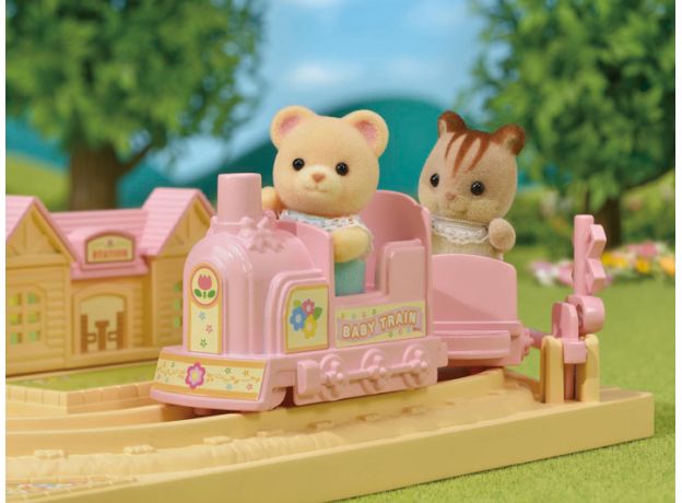 قطار بازی به همراه عروسک خرس Sylvanian Families, image 3
