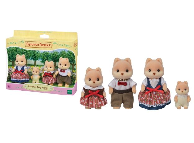 خانواده 4 نفری سگ های کارامل Sylvanian Families, image 