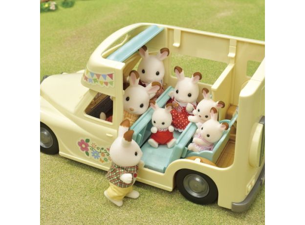 ماشین ون کمپینگ به همراه دوچرخه عروسک های Sylvanian Families, image 6