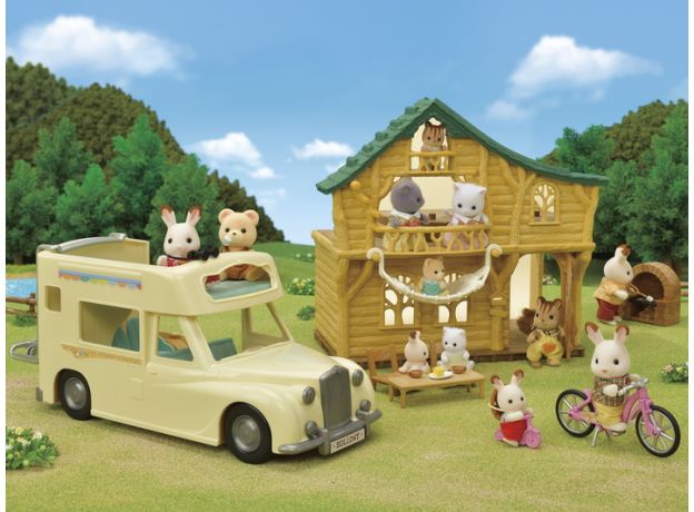 ماشین ون کمپینگ به همراه دوچرخه عروسک های Sylvanian Families, image 2