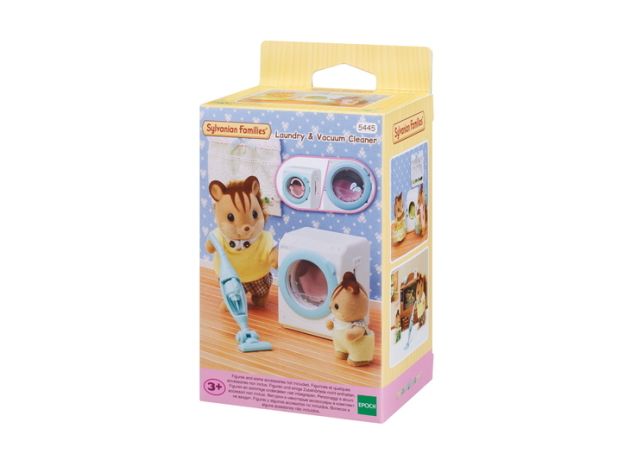 ست ماشین لباس شویی و جارو برقی عروسک های Sylvanian Families, image 6