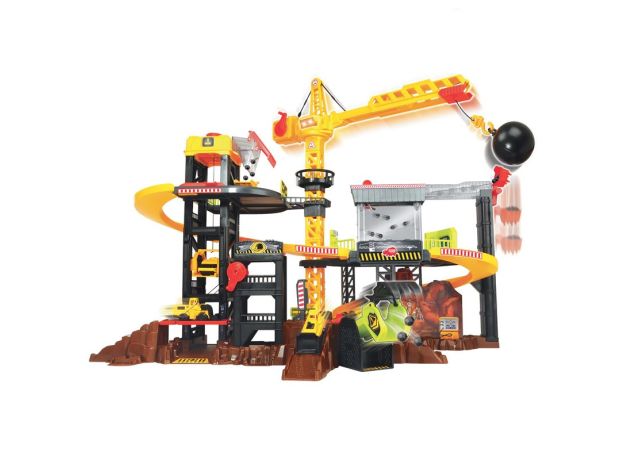 ست ساخت و ساز عمرانی Dickie Toys همراه با 4 ماشین, image 4