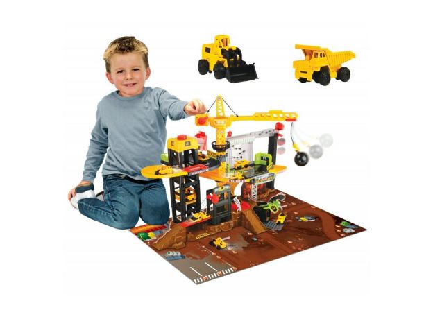 ست ساخت و ساز عمرانی Dickie Toys همراه با 4 ماشین, image 2