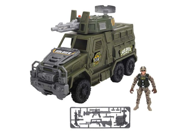 ست بازی کامیون فرماندهی سربازهای Soldier Force مدل Tactical Command Truck, image 2