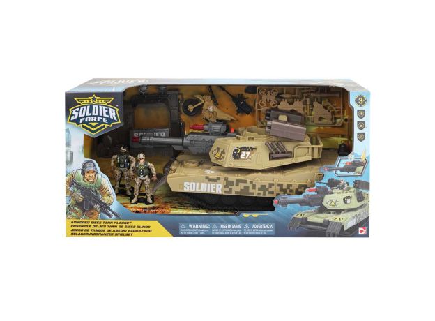 ست بازی تانک زرهی سربازهای Soldier Force مدل Armored Siege Tank, image 3