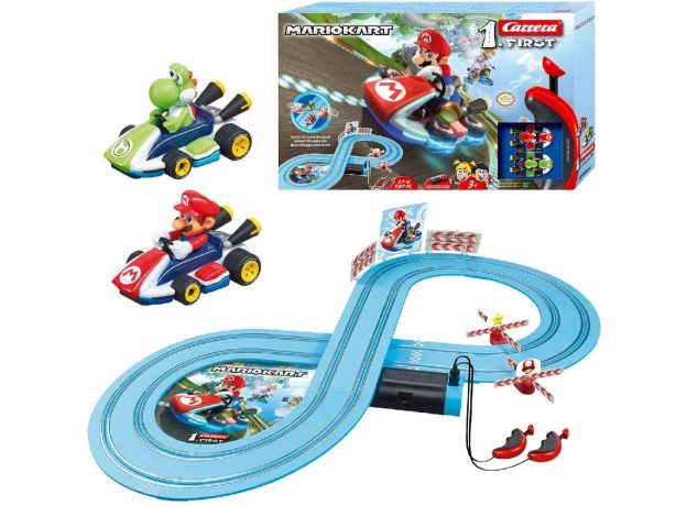 پیست ماشین مسابقه‌ای سوپر ماریو 2.4 متری Carrera First Mario Kart, image 