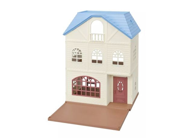 خانه 3 طبقه Blue Terrace همراه با عروسک مادر و فرزند Sylvanian Families, image 3