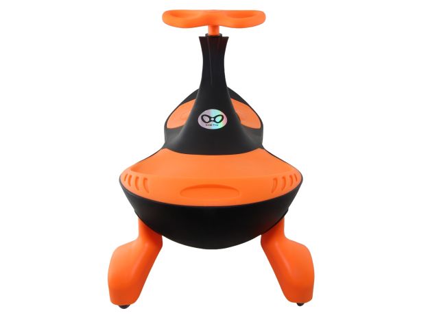 سه‌چرخه لوپ کار با چرخ‌های چراغ‌ دار مدل مشکی نارنجی, image 4
