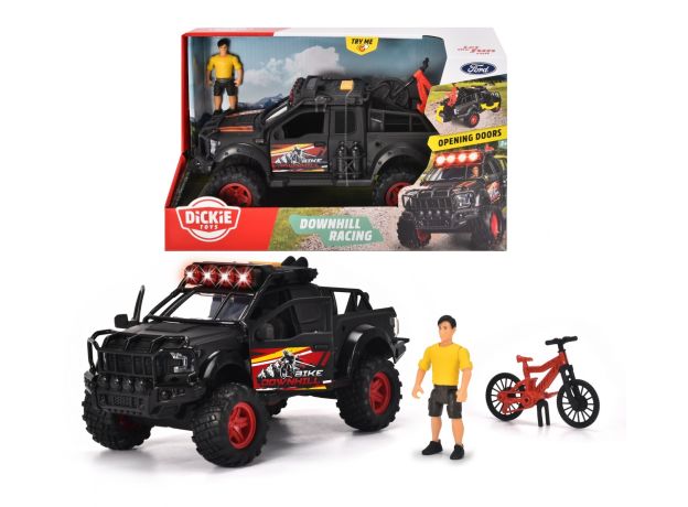 ست آفرود کوهستانی Dickie Toys همراه با ماشین فورد Raptor, image 