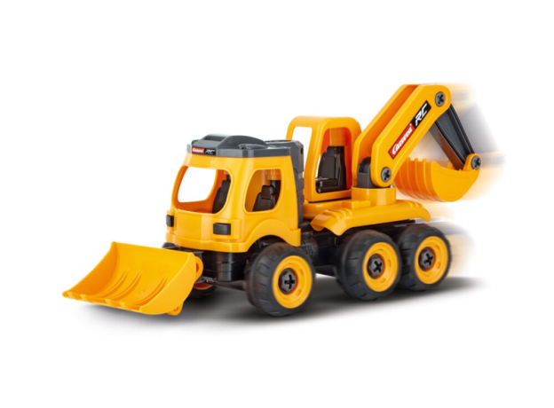 ماشین کنترلی Carrera مدل First Backhoe Loader با مقیاس 1:18, image 2