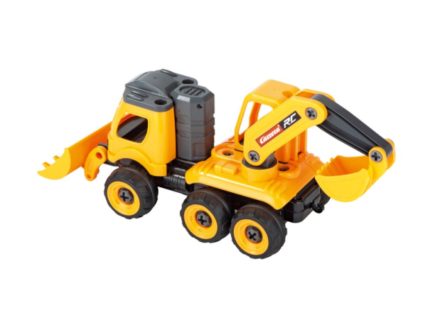 ماشین کنترلی Carrera مدل First Backhoe Loader با مقیاس 1:18, image 3