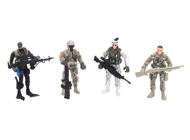 پک 4 تایی شخصیت های Soldier Force Squad, image 3