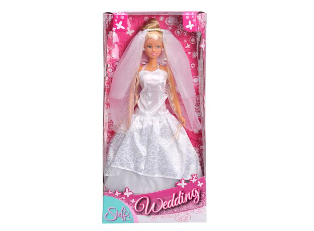 عروسک عروس 29 سانتی‌ Steffi Love مدل با تل, تنوع: 105733414-Wedding 1, image 