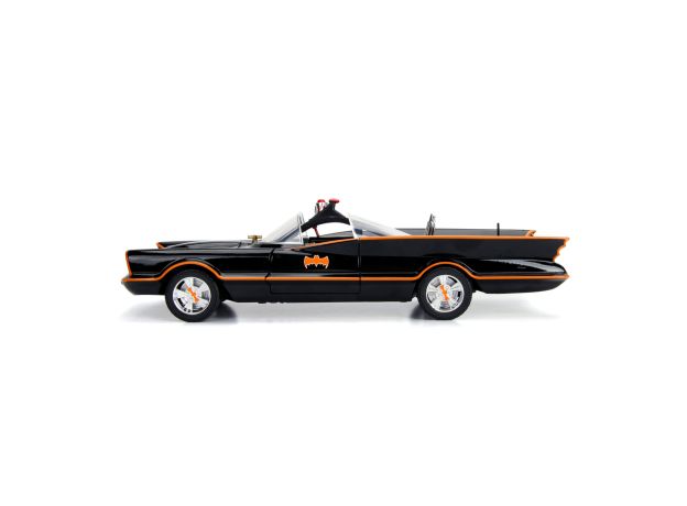 ماشین کلاسیک Batmobile و فیگورهای فلزی رابین و بتمن با مقیاس 1:18, image 10