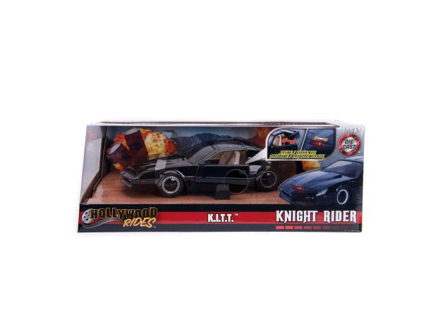 ماشین پونتیاک فایربرد مدل KITT Knight Rider با مقیاس 1:24 به همراه افکت نوری, image 6