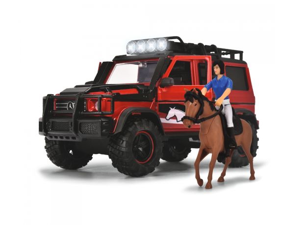 ماشین بنز AMG 4x4 همراه با کابین اسب Dickie Toys, image 2