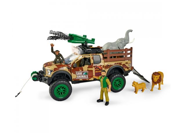 ست سافاری Dickie Toys همراه با ماشین Ford Raptor, image 2