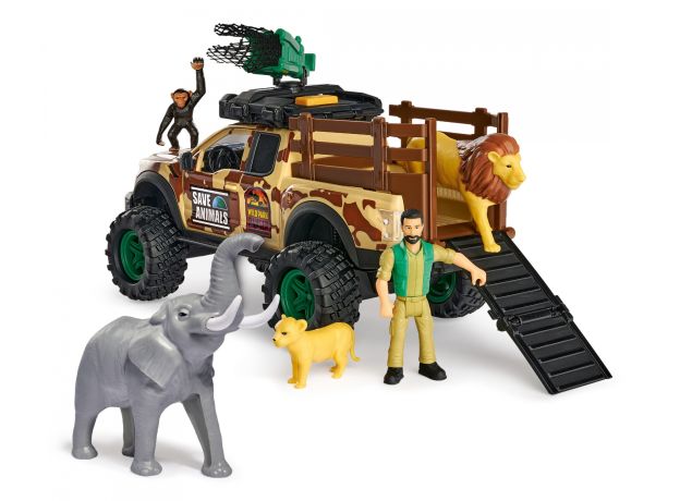 ست سافاری Dickie Toys همراه با ماشین Ford Raptor, image 6