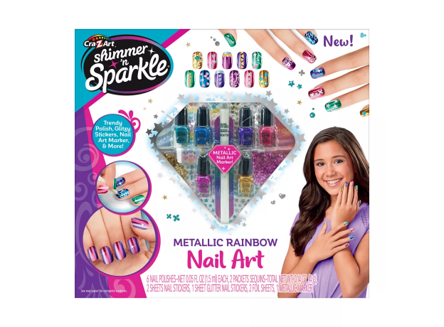 ست طراحی ناخن متالیک رنگین کمانی Shimmer N Sparkle, image 7