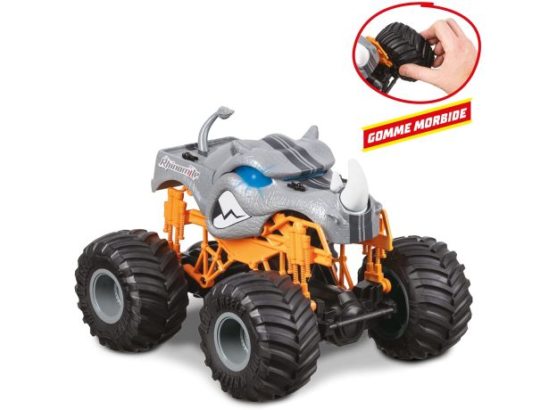 ماشین کنترلی Hot Wheels سری Monster Trucks مدل Rhinomite با مقیاس 1:24, image 3