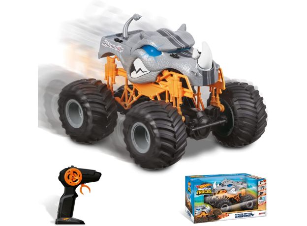 ماشین کنترلی Hot Wheels سری Monster Trucks مدل Rhinomite با مقیاس 1:24, image 7