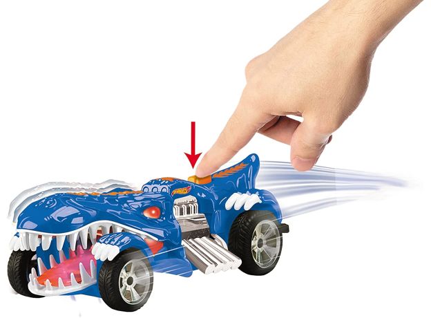 پک تکی ماشین Hot Wheels سری Street Creatures مدل Sharkruiser آبی, تنوع: 51201-Sharkruiser Blue, image 3