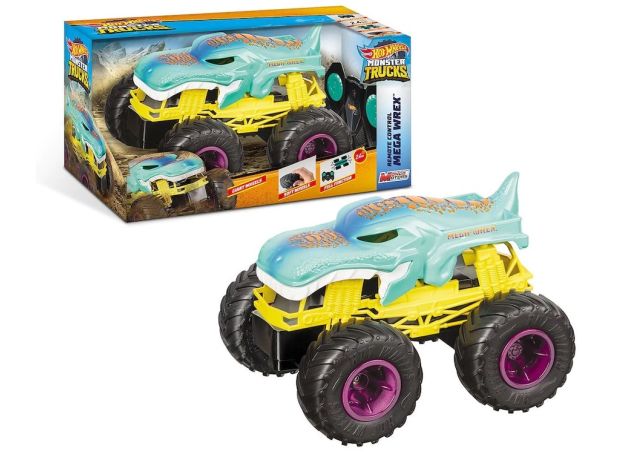 ماشین کنترلی Hot Wheels سری Monster Trucks مدل Mega Wrex با مقیاس 1:24, image 