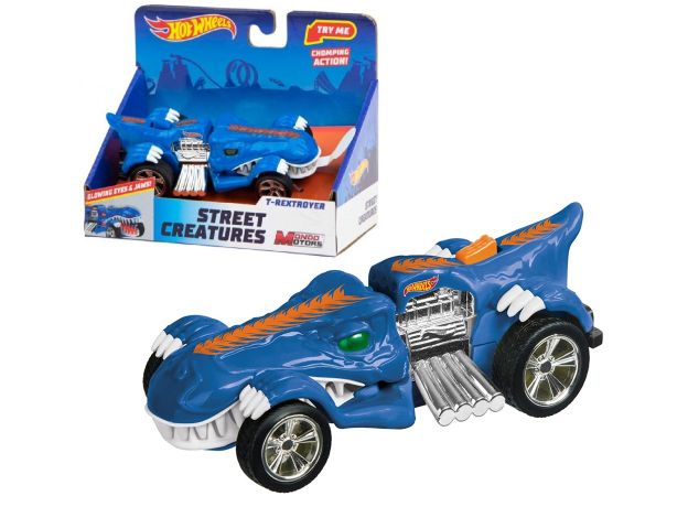 پک تکی ماشین Hot Wheels سری Street Creatures مدل Sharkruiser آبی, تنوع: 51201-Sharkruiser Blue, image 