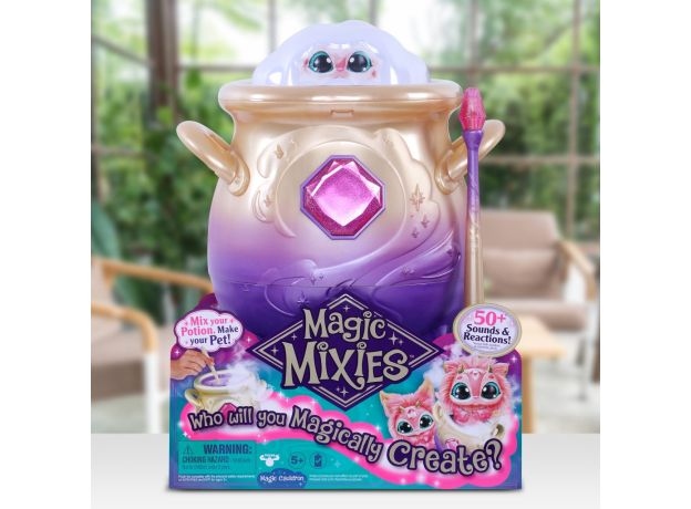 مجیک میکسیز دیگ جادویی با عروسک رباتیک سورپرایزی Magic Mixies مدل صورتی, image 9