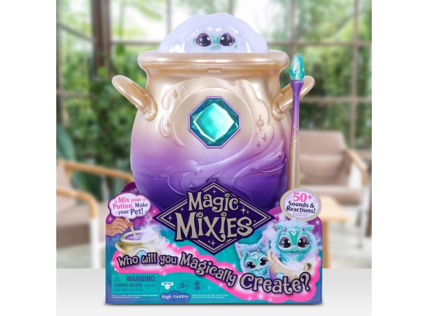 مجیک میکسیز دیگ جادویی با عروسک رباتیک سورپرایزی Magic Mixies مدل آبی, image 6