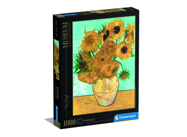 پازل 1000 تکه کلمنتونی مدل گل های آفتابگردان, image 