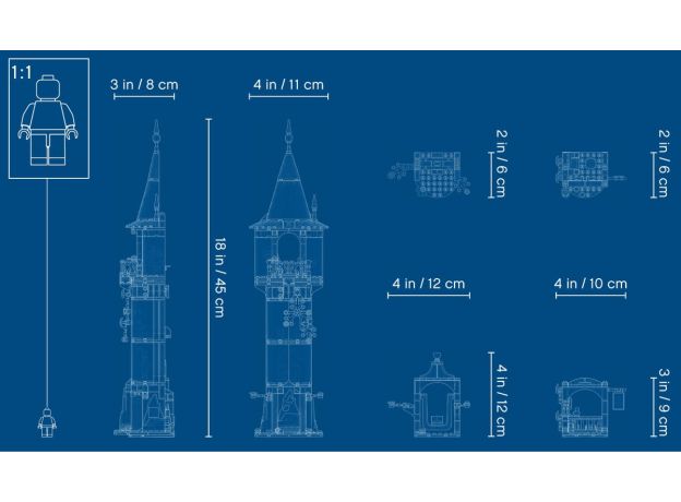لگو دیزنی مدل قلعه راپونزل (43187), image 16