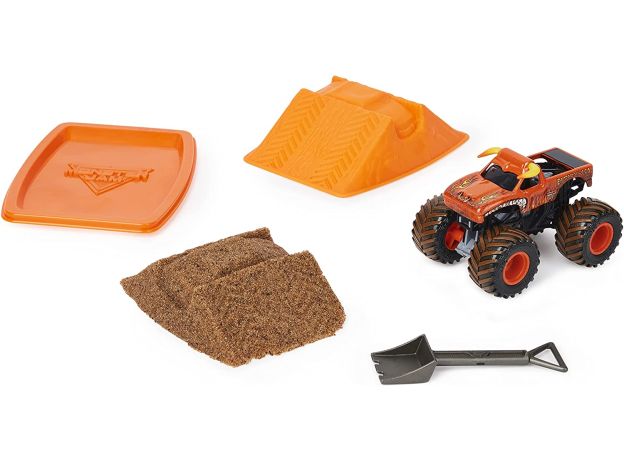 ماشین Monster Jam Dirt مدل El Toro Loco همراه با Kinetic Sand, image 7