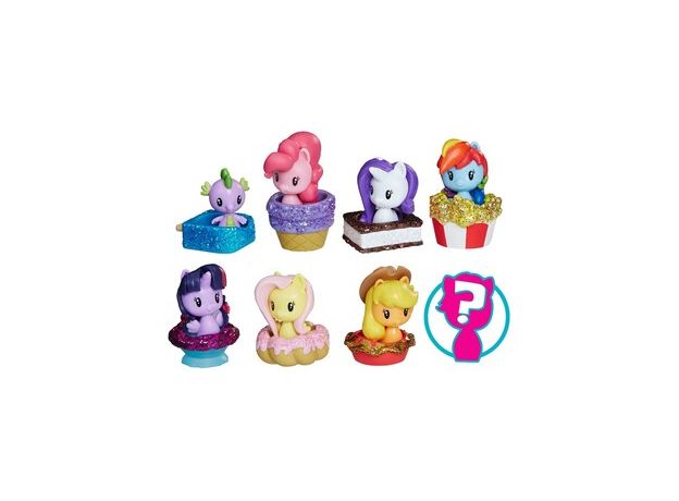 پک هفت تایی فیگورهای درخشان مای لیتل پونی مدل Cutie Mark Crew به همراه یک فیگور سورپرایزی, image 2