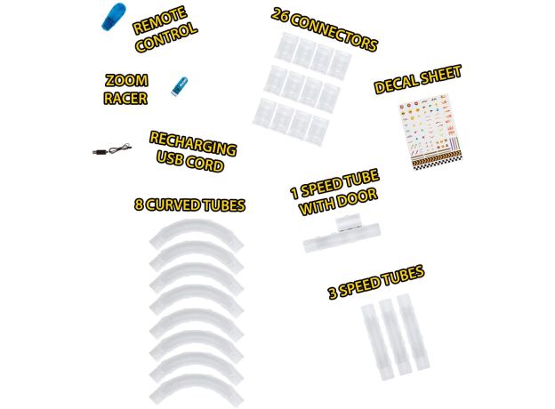 پیست لوله ای ماشین کنترلی Zoom Tubes Car Trax, image 5