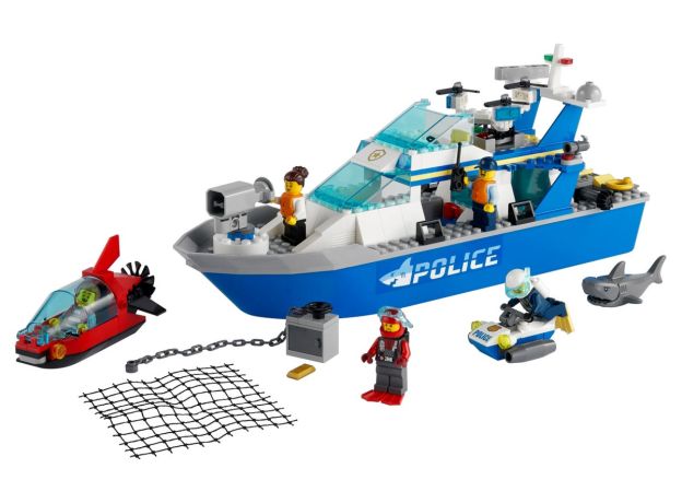 لگو سیتی مدل قایق پاترول پلیس (60277), image 6