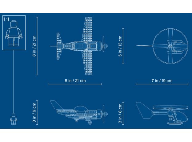 لگو سیتی مدل مسابقه هوایی (60260), image 5