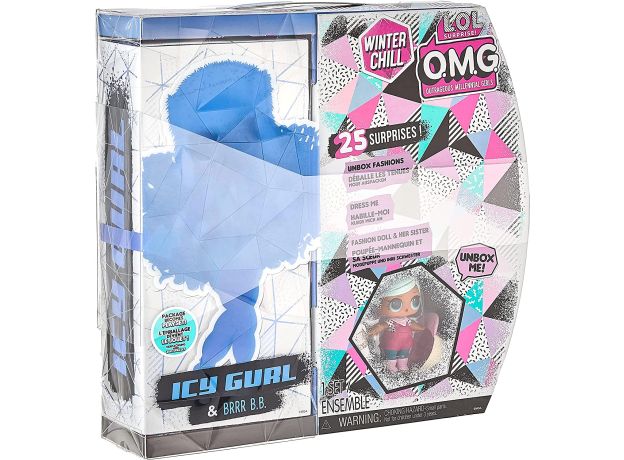 عروسک LOL Surprise سری OMG Winter Chill مدل Icy Gurl و BRRR B.B, image 5