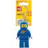 جاکلیدی 7 سانتی چراغ دار فضانورد لگویی با لباس آبی IQ Lego, تنوع: 53541P-Blue, image 